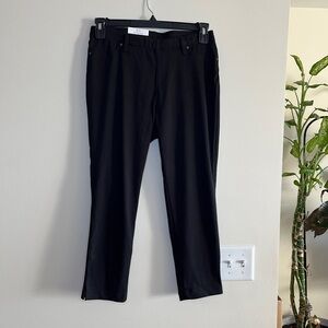 Time and Tru Blue Fitted Stretch Capri